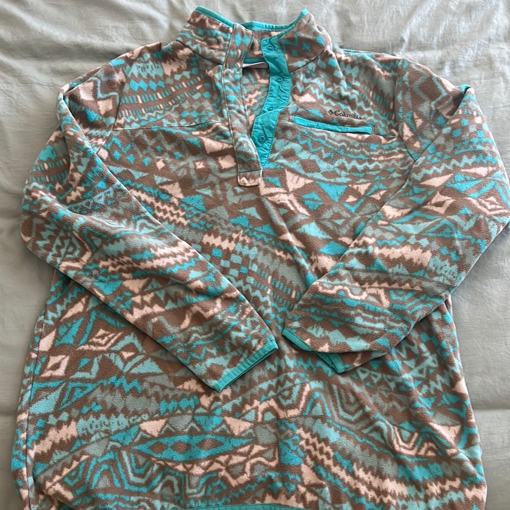 Columbia snap button fleece